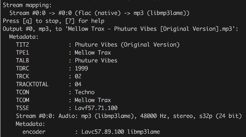 Flac Aac Ffmpeg 変換ファイル