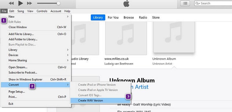 iTunes AAC WAV 変換