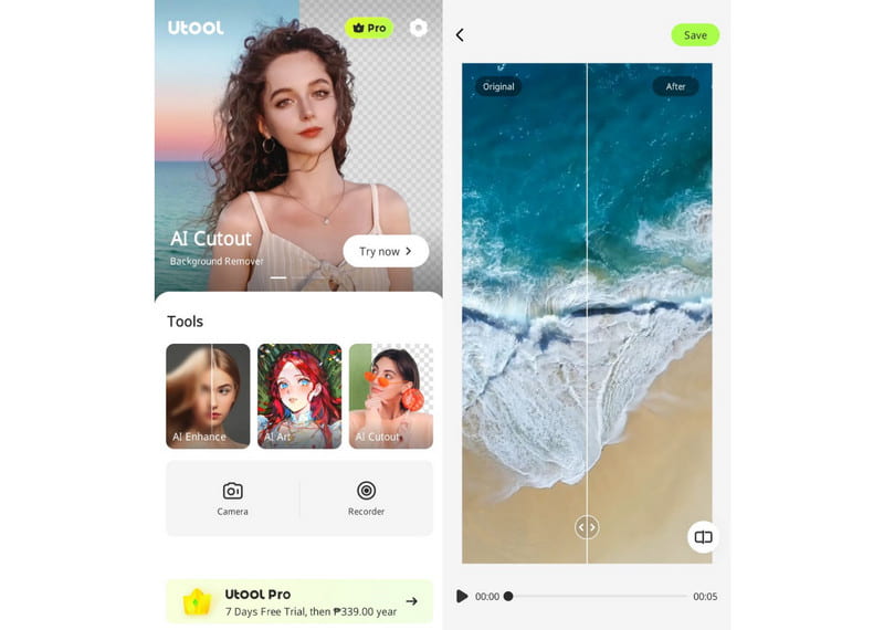 Utool AI Video Enhancer