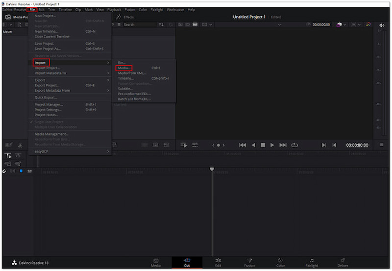 メディアファイルを追加