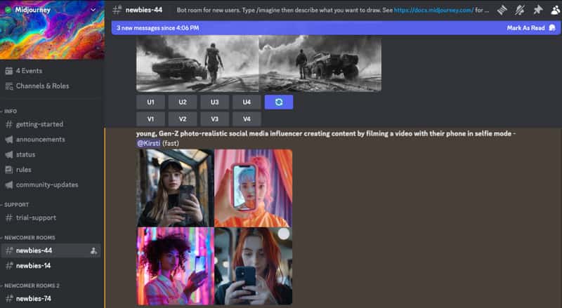 AI画像ジェネレーター Midjourney