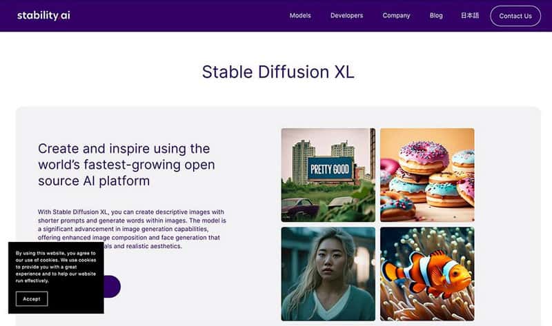 AI画像ジェネレーター Stable