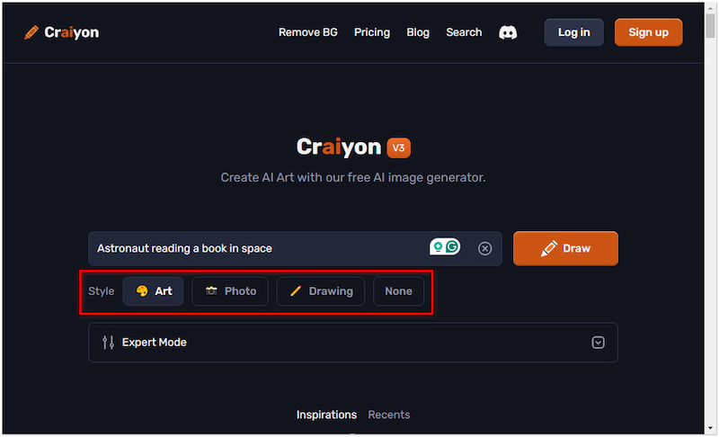 好みのスタイルを選択