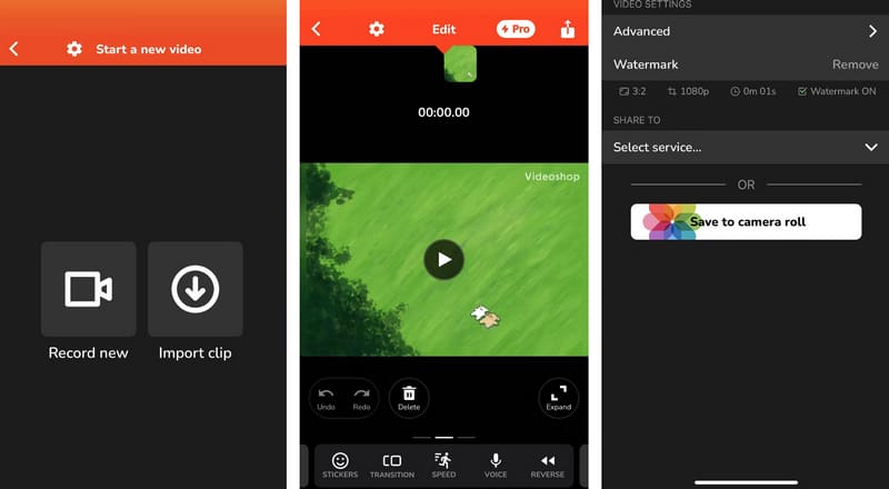 iPhoneで動画を作成