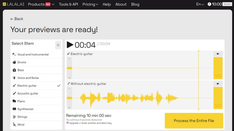 Lalal AI楽曲リミキサー