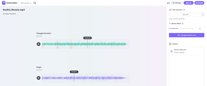 Media.io AI楽曲リミキサー