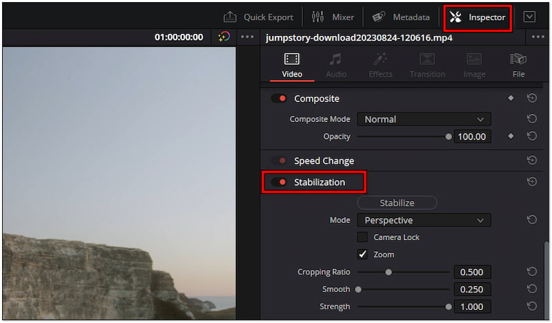 Stabilizationに移動する