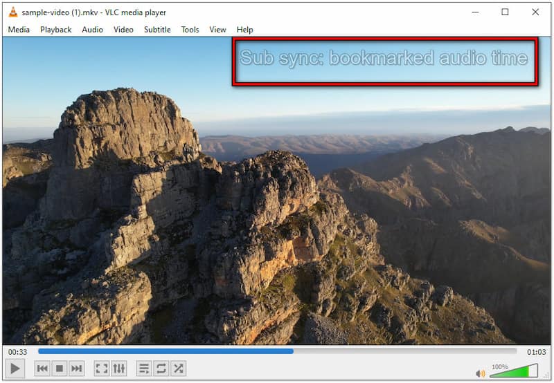 字幕を同期する
