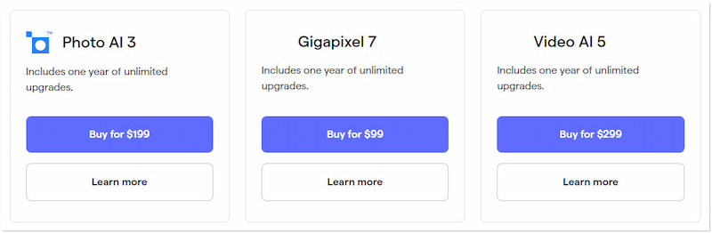 Topaz Photo AIの価格