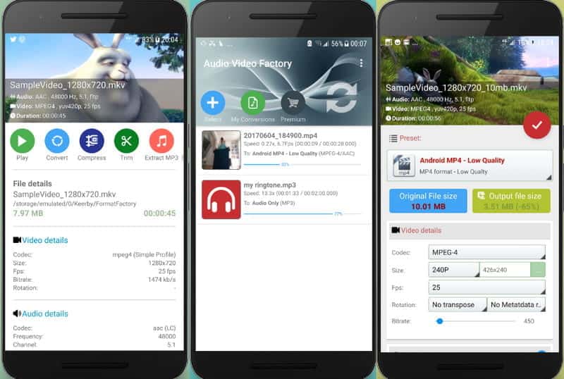 Xvid コンバーター Android