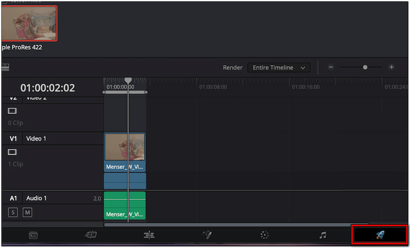 Delivery タブにアクセス