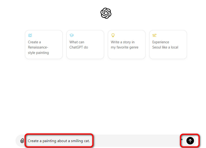 プロンプト挿入用の矢印ボタン