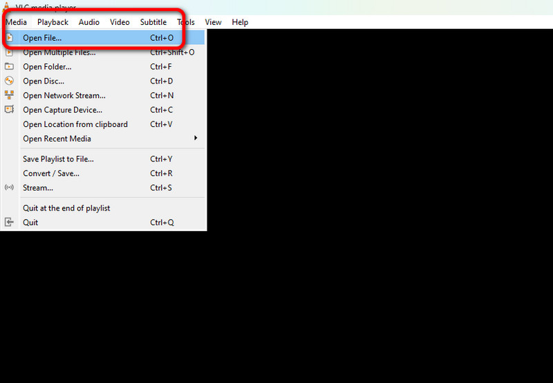 メディア 動画を追加 VLC