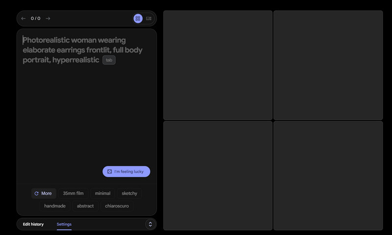 シンプルなユーザーインターフェース