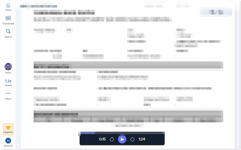 Speechify AIボイスジェネレーター