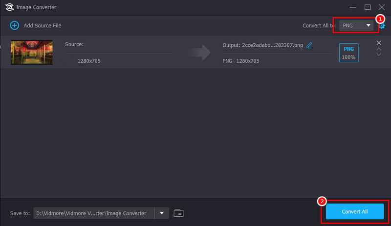 Vidmore Video Converter すべて変換