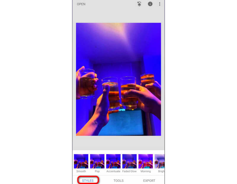 スタイルセクションへ進む