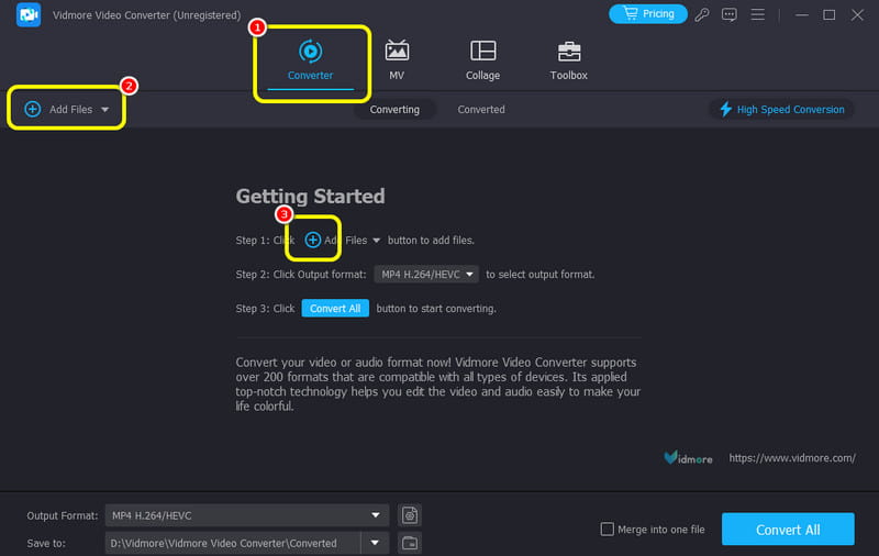 AVI ファイルを追加 – Vidmore