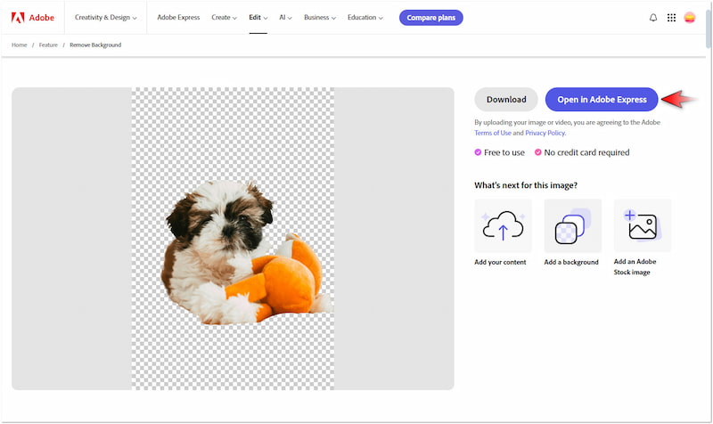 Adobe Express で開く