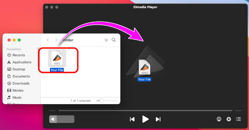 MacでAVIを再生 Elmedia Player