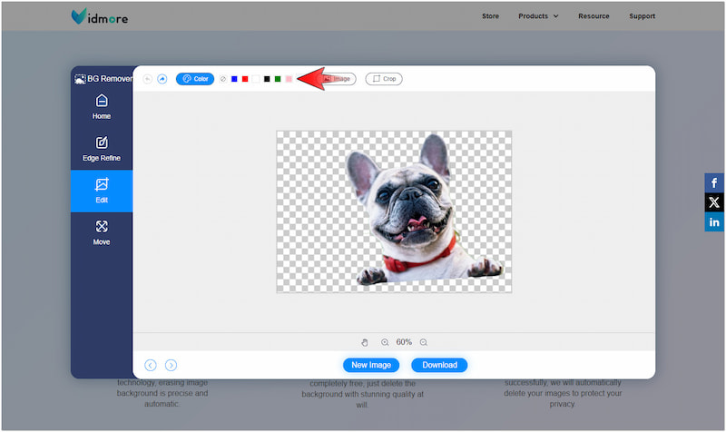 画像の背景を変更する