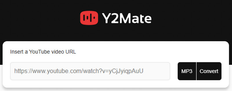 YouTubeをMP3に変換 Y2mate