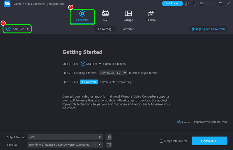 コンバーター機能にYouTubeコンテンツを追加 Vidmore