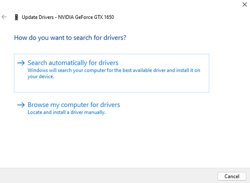 最新の更新プログラムを検索する