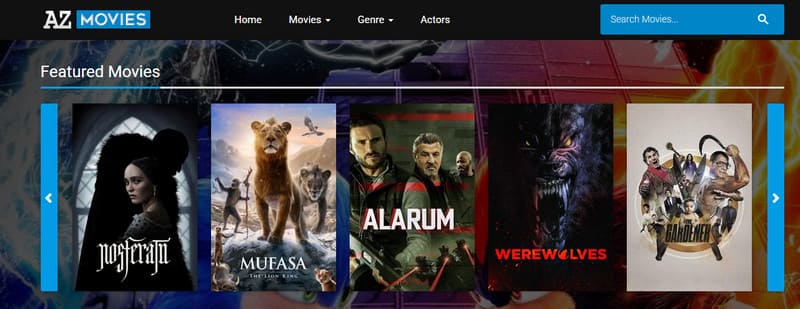 Azmovies 無料映画サイト