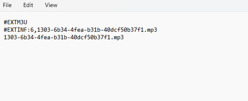M3U ファイルの概要