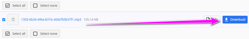 ONLINE-CONVERT で「Download」をクリック