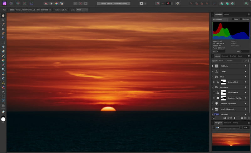 Affinity Photo（Lightroom の代替ソフト）