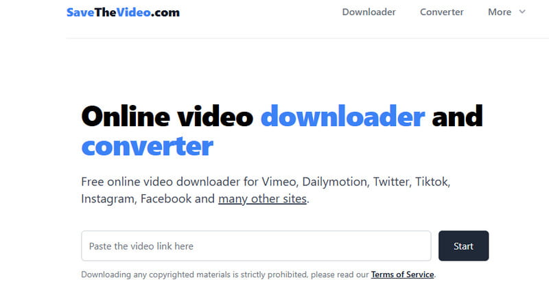 Savethevideo 動画ダウンローダー