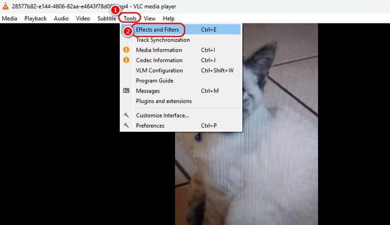 ツール 効果 フィルター VLC