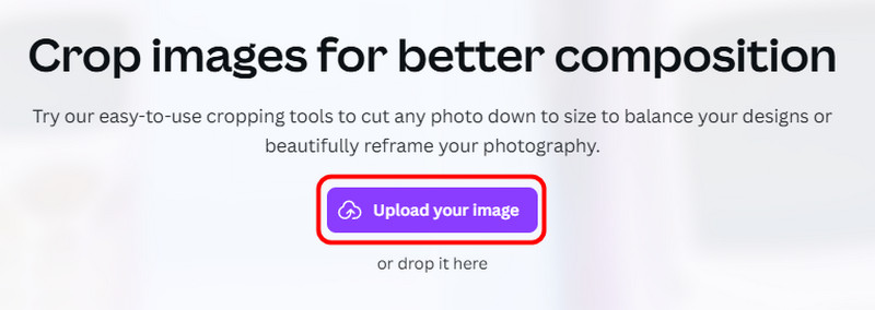 Canvaに写真をアップロード