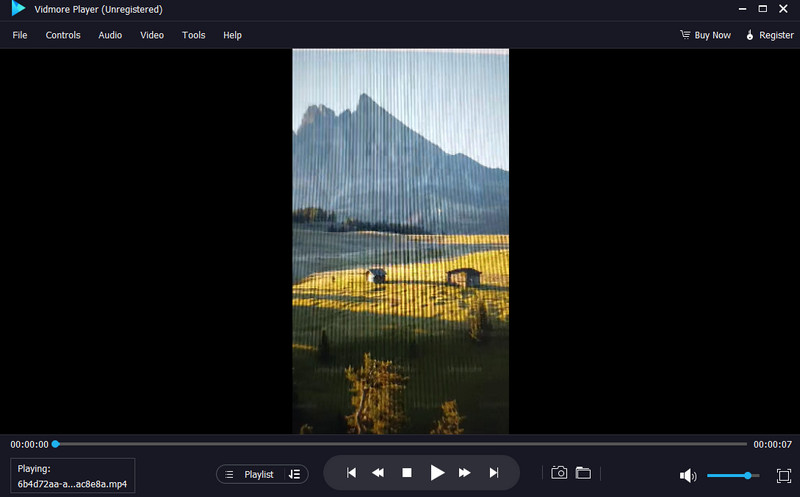 MP4 または M4V を再生する