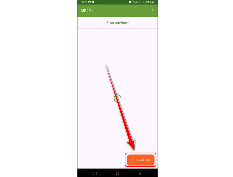 ビデオオプションを選択 Mp4fix