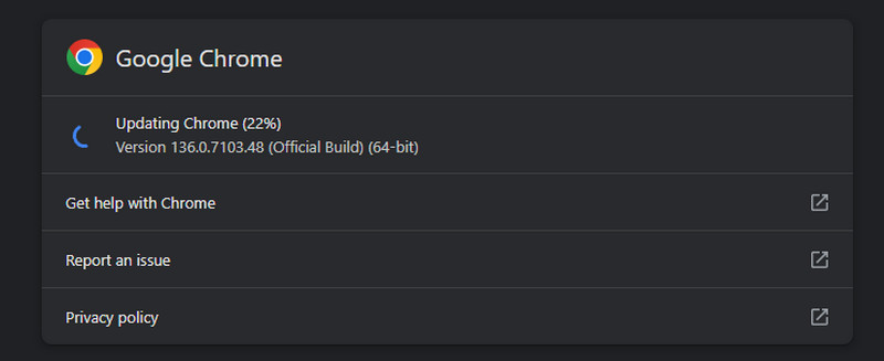 デバイスのアプリ／ブラウザーを更新する