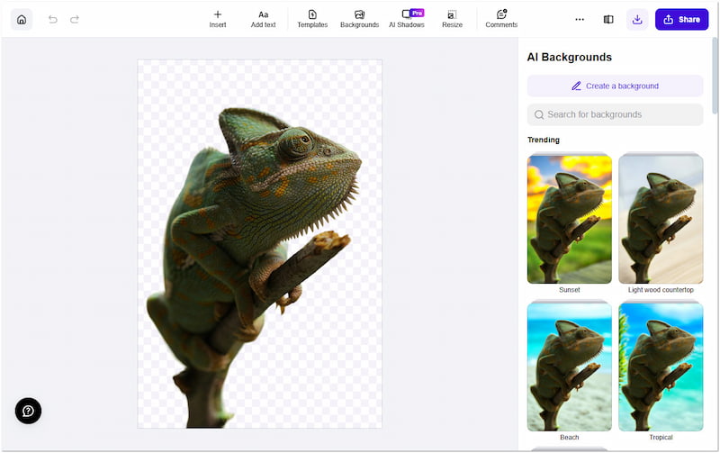 Photoroom 無料透過背景メーカー