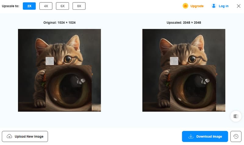 Vidmore 無料オンライン画像アップスケーラー