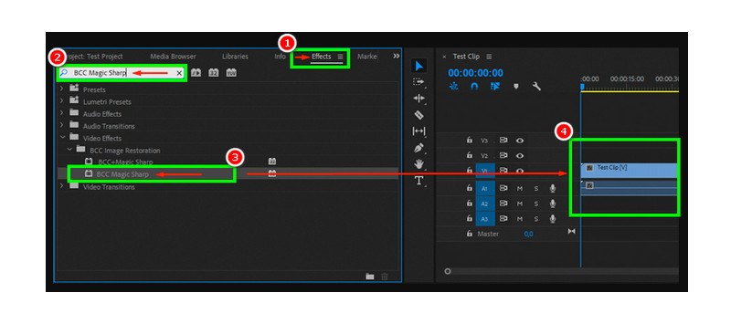 エフェクト BCC Magic Sharp Premiere
