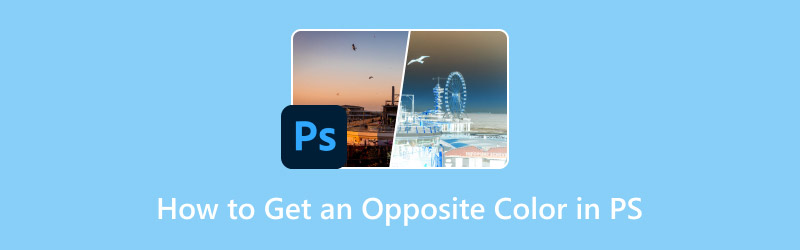 Photoshop で反対色を取得する方法