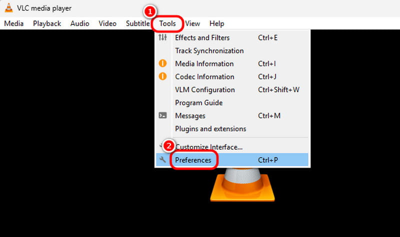 ツール設定　VLC