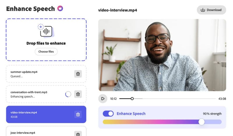 Adobeオーディオ強化ツール