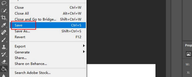 Photoshop Save（Photoshop を保存）