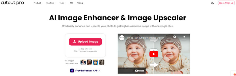 Cutout Pro AI Image Enhancer