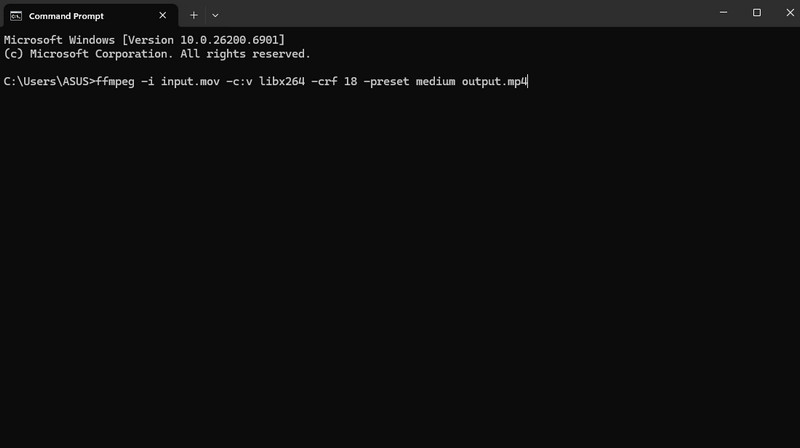 FFmpeg 動画圧縮ソフト