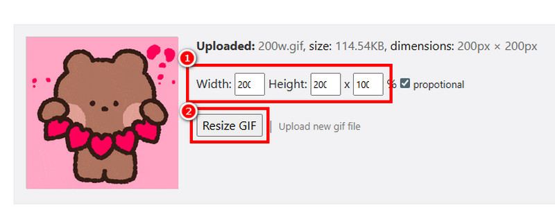 GIFをリサイズ Gifgit