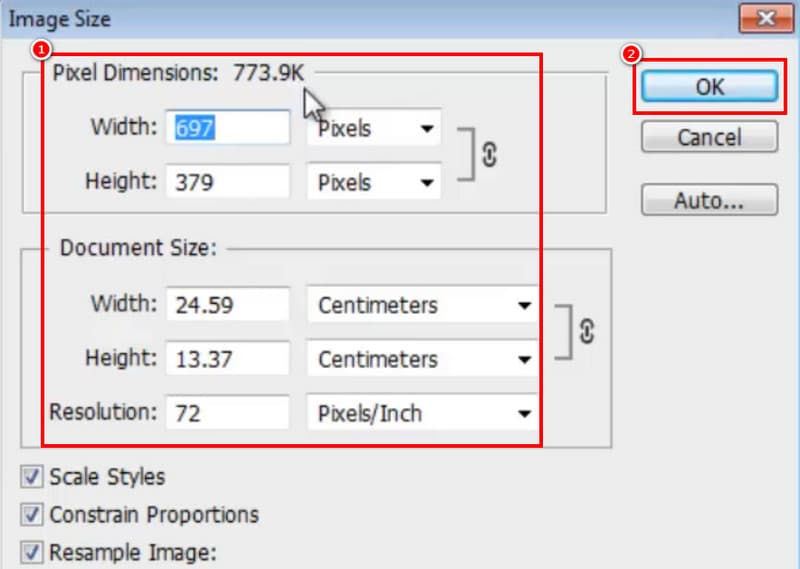 リサイズしてGIFを保存 Photoshop