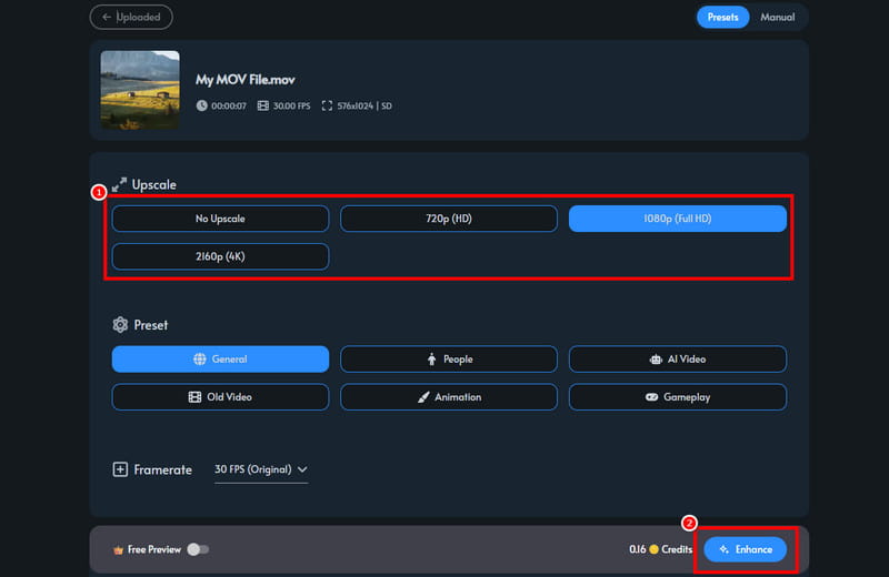 Enhance Video Tensorpix